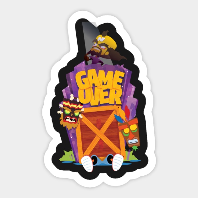 Cortex takes over! Sticker by 8Bitorhigher